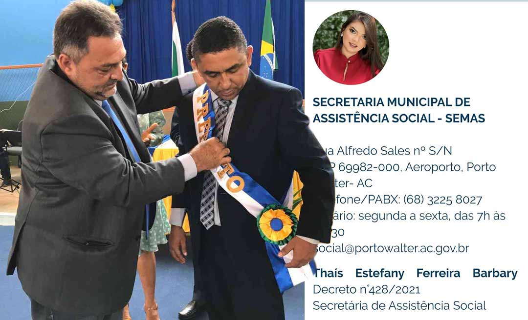 "Zezinho Barbary emplacou filha como secretária e manda mais que o prefeito em Porto Walter, denuncia servidor