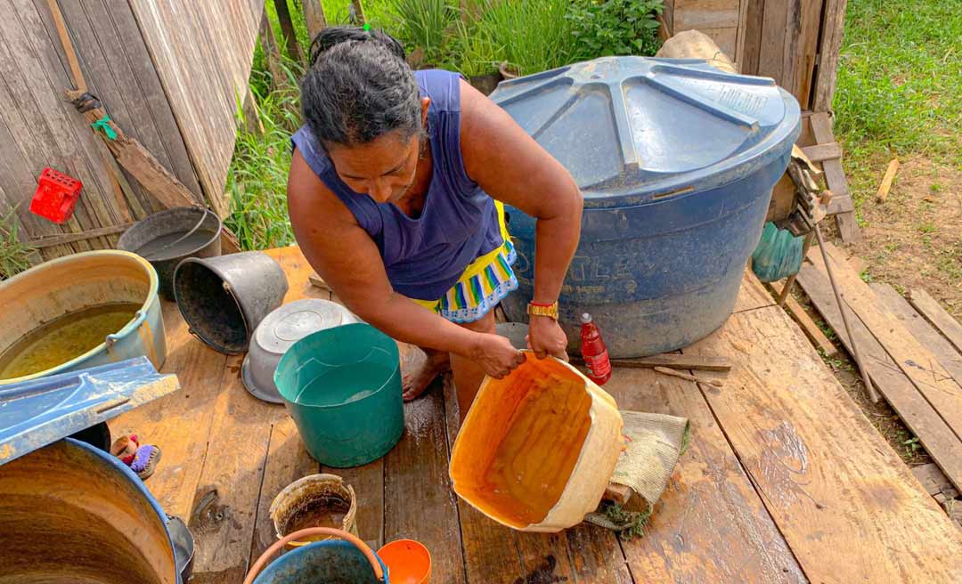 Dezenas de moradores estão sem água potável em Tarauacá e Jenilson cobra solução