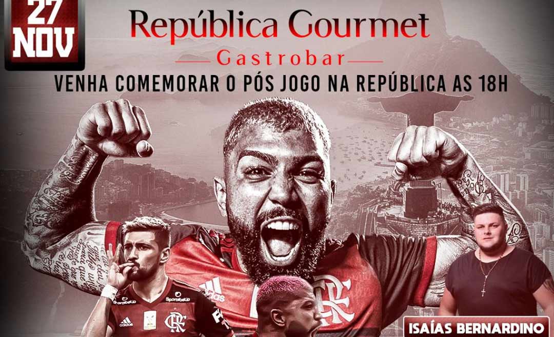Comemoração da vitória da nação rubro-negra na Libertadores é na República Gourmet Gastrobar