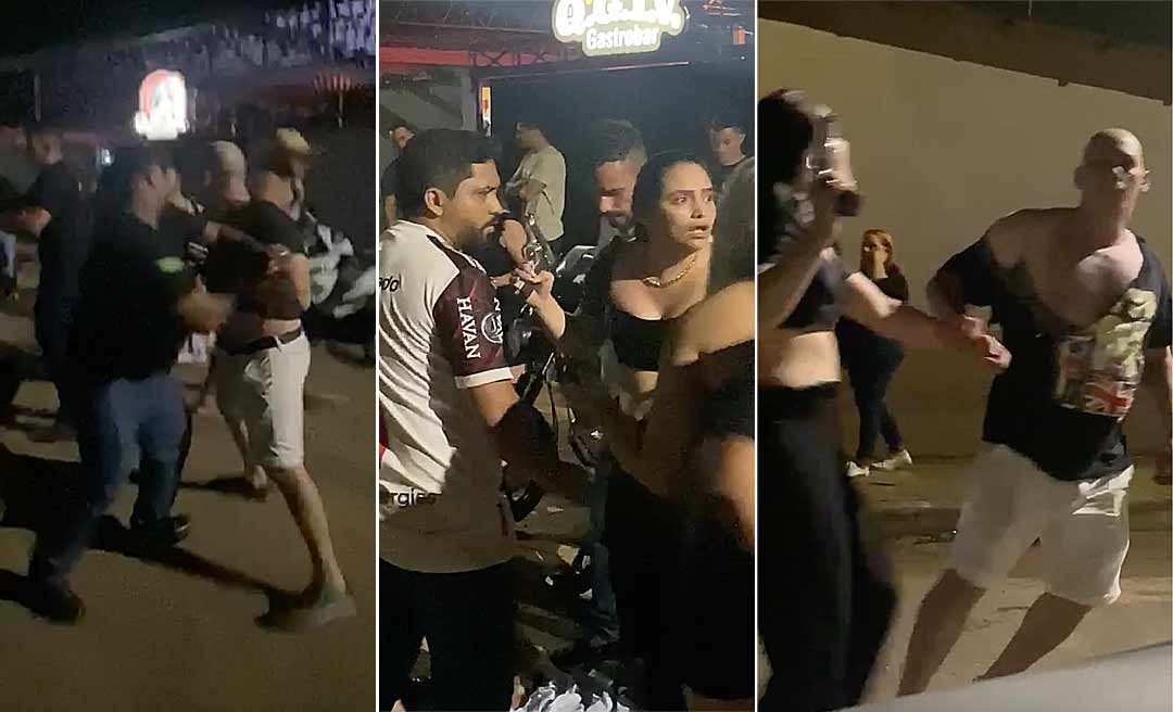 Vídeos mostram confusão dentro e fora de bar e sargento do trisal totalmente descontrolado após atirar em estudante