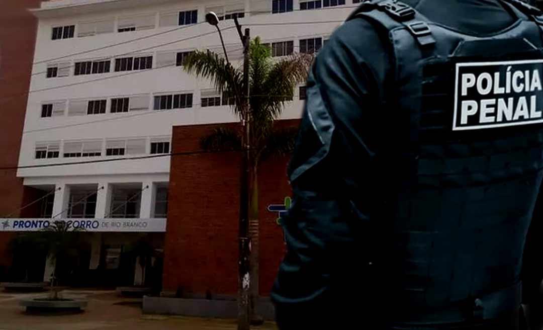 Policial penal ameaça prender vigilante do PS após ser barrado na unidade de saúde