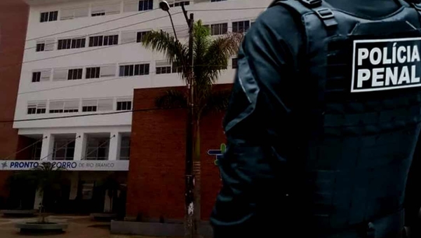 Policial penal ameaça prender vigilante do PS após ser barrado na unidade de saúde