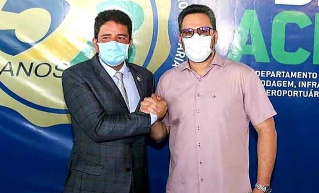 "Quero declarar aqui o meu total apoio e solidariedade ao governador Gladson Cameli", diz Alan Rick