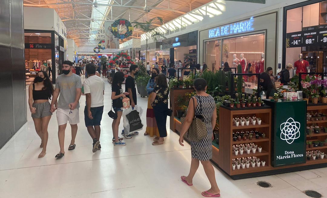 Via Verde Shopping tem movimentação baixa em relação a 2020