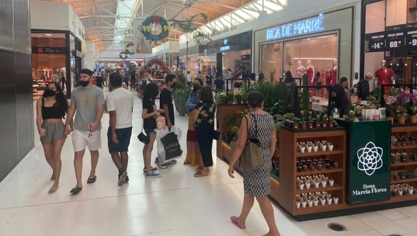 Via Verde Shopping tem movimentação baixa em relação a 2020