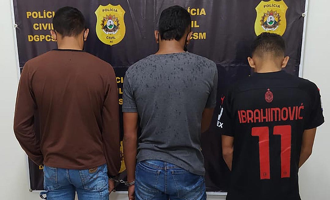 Sena Madureira: Polícia Civil prende três homens acusados de furtar gados