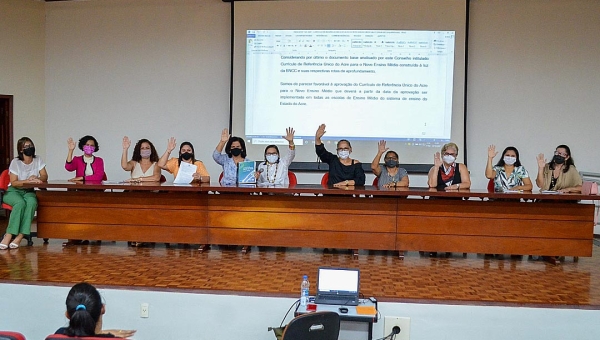 Conselho Estadual de Educação aprova Currículo de Referência Único do Acre para o Novo Ensino Médio