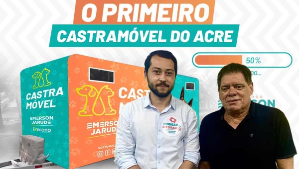 Emenda de Flaviano Melo vai permitir a compra de castramóvel para a cidade de Rio Branco