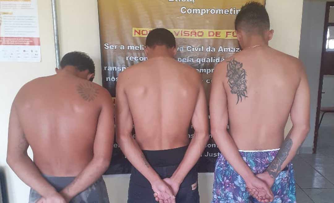 Polícia prende três homens acusados por estupro de adolescente de 13 anos no município do Jordão