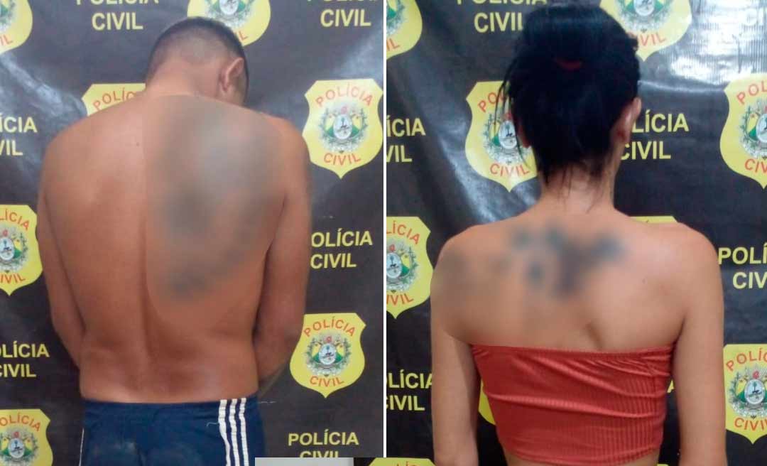 Casal que promovia organização criminosa em rede social é preso na cidade de Tarauacá