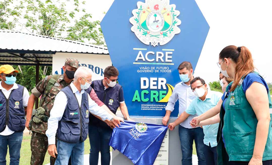 Estado entrega revitalização e iluminação do aeródromo de Marechal Thaumaturgo