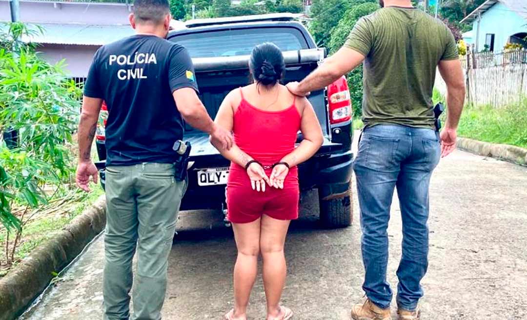 Polícia Civil prende mulher por tráfico de drogas e receptação em Marechal Thaumaturgo