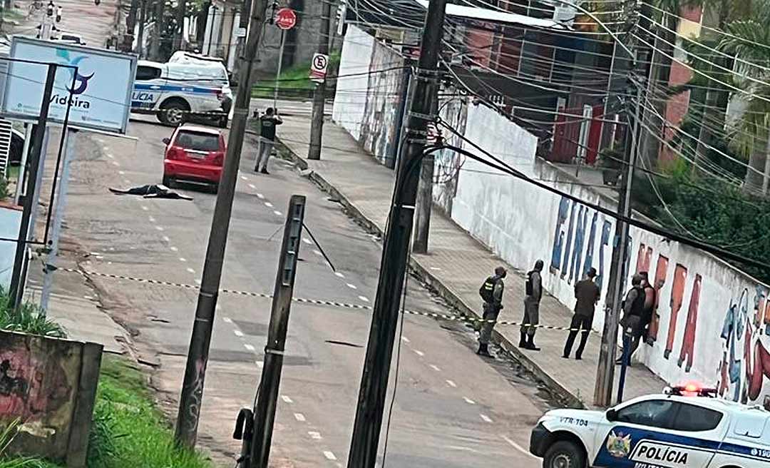 Após tentar matar policial penal por causa de ex-mulher, homem é morto com um tiro em Rio Branco