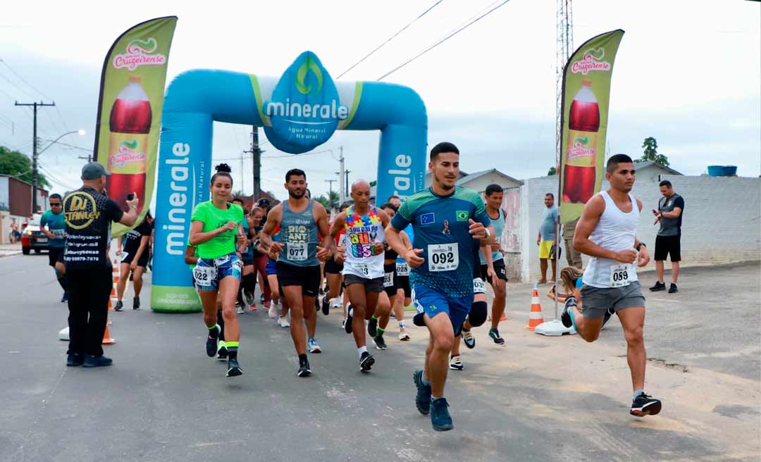 Corpo de Bombeiros realiza corrida para arrecadar alimentos em Cruzeiro do Sul