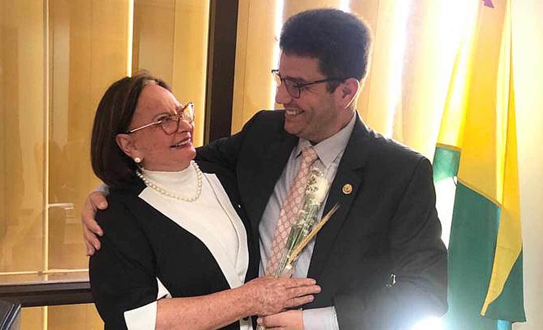 Em Brasília, governador Gladson Cameli visita gabinete de Vanda Milani