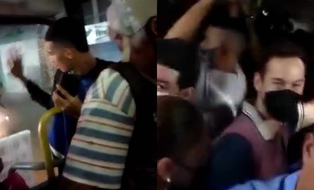 Após atraso de 1h, ônibus do Calafate fica lotado: “vamos votar no Bocalom de novo”, ironiza usuário