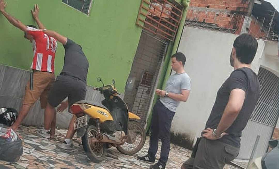 Durante folga, delegados prendem homem em flagrante por violência doméstica em Rio Branco