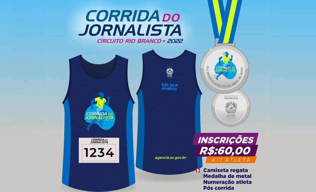 Governo do Estado abre inscrições para a Corrida do Jornalista