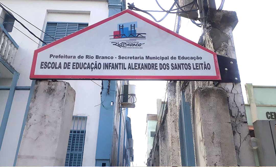 Prefeitura fecha de vez a escola Infantil Alexandre Leitão, no Centro de Rio Branco