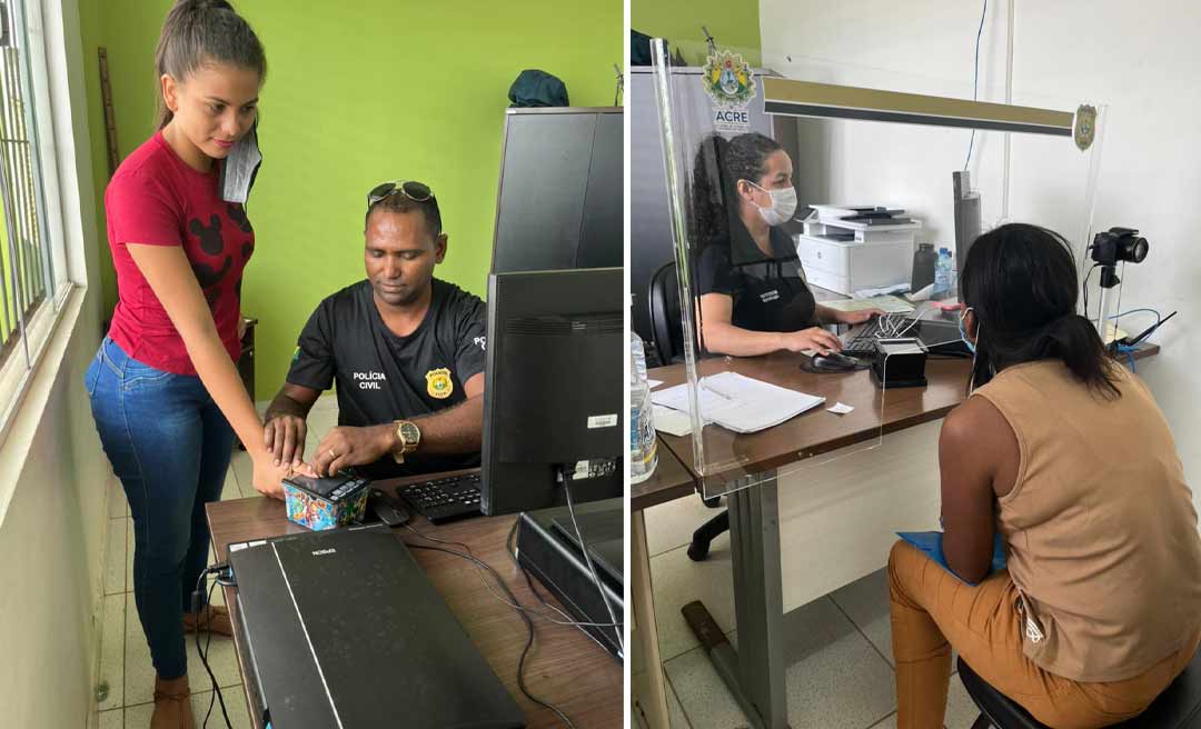 Policia Civil realiza mutirão para emissão de cédulas de identidade em Sena Madureira