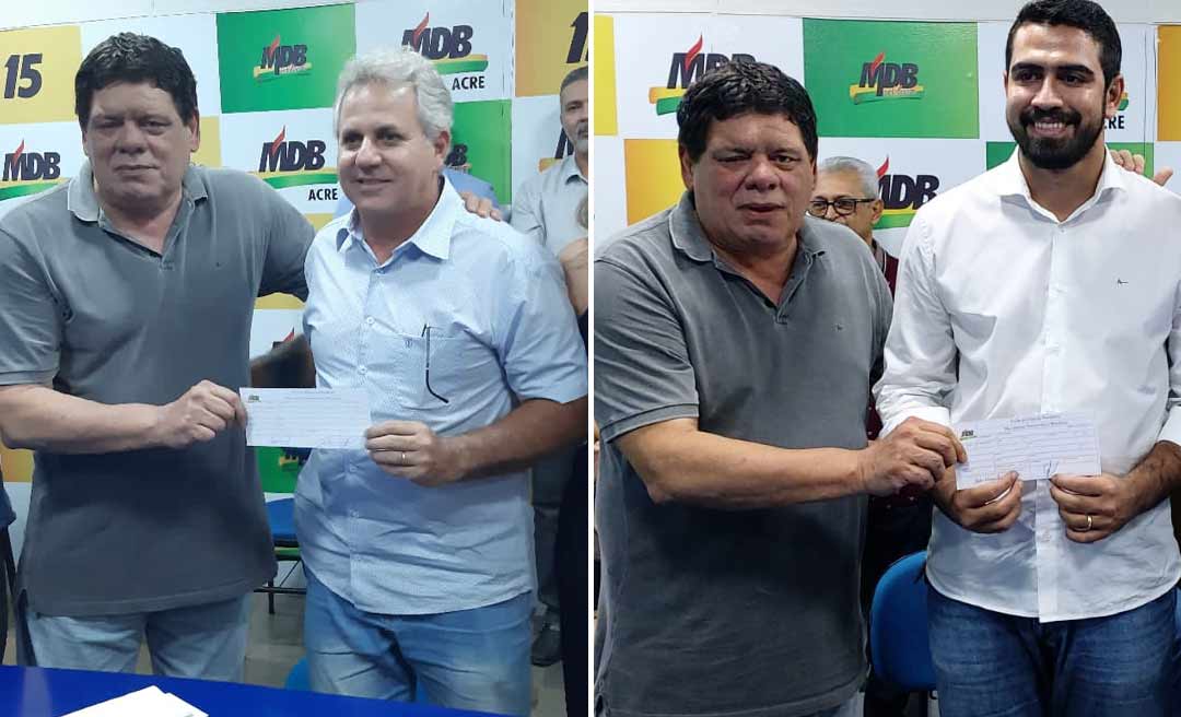 Lourival Marques e Ítalo Mesquita chegam ao MDB e vão em busca de mandatos na Aleac este ano