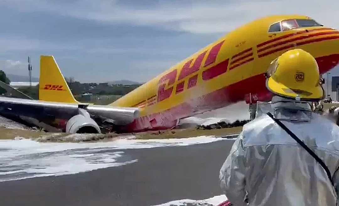 VÍDEO: Avião se parte ao meio após pouso de emergência na Costa Rica