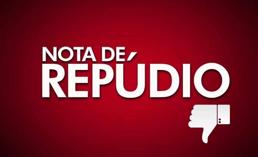 NOTA DE REPÚDIO