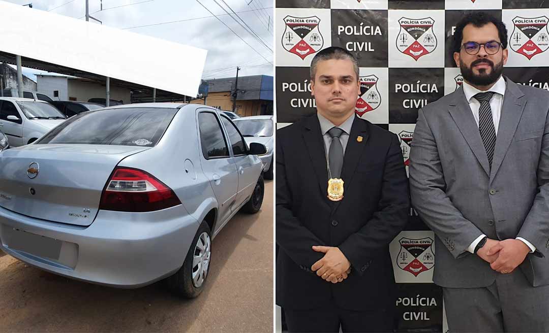 Polícia Civil recupera veículo em Rondônia comprado por golpistas em aplicativos de compra e venda