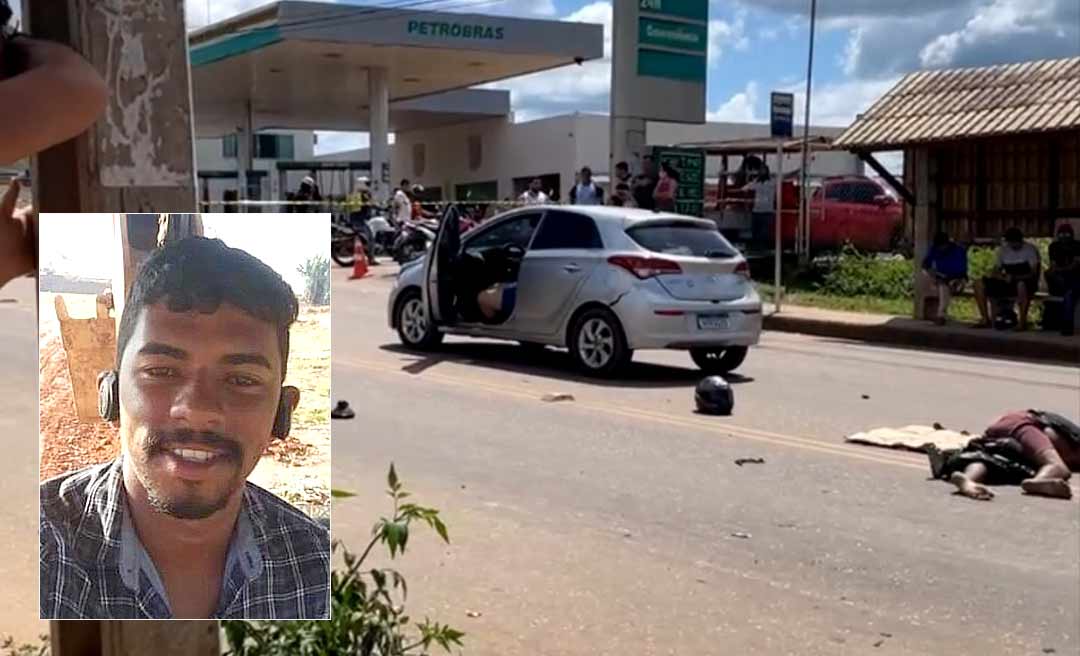 Motociclista morre após ultrapassagem perigosa no bairro Placas em Rio Branco