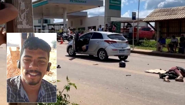 Motociclista morre após ultrapassagem perigosa no bairro Placas em Rio Branco