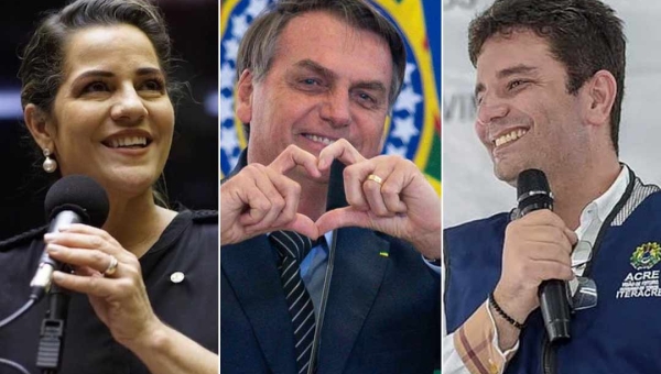 Sem Simone Tebet concorrendo pelo MDB, Bolsonaro pode ter dois palanques no Acre: Mara e Gladson