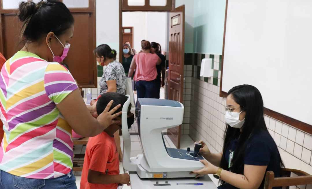 Projeto Veja Mais Brasil atende crianças de escola em Rio Branco; ação segue neste sábado