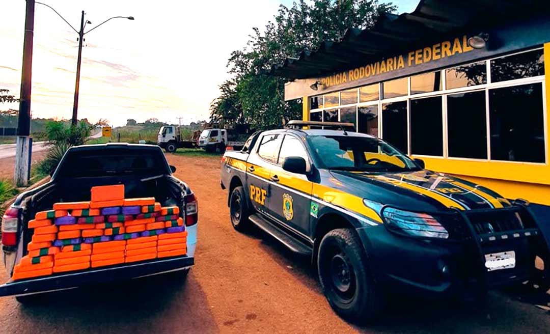 Mais de 54 kg de drogas são apreendidas em Rio Branco pela PRF