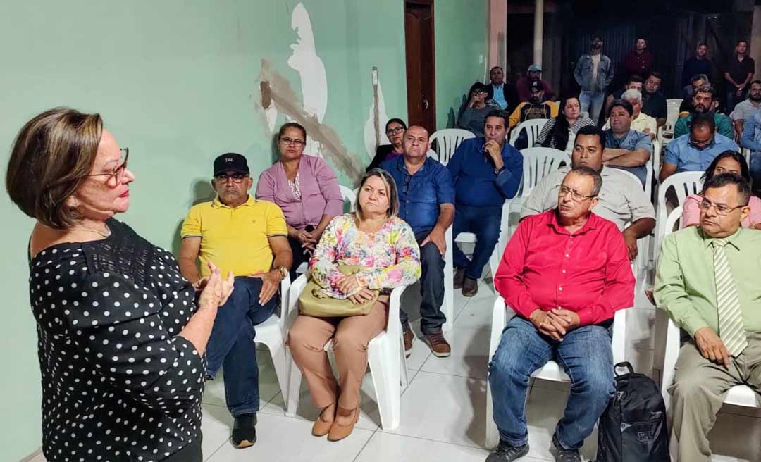 Vanda Milani reúne o PROS para ratificar pré-candidatura ao Senado e apoio a Petecão ao governo