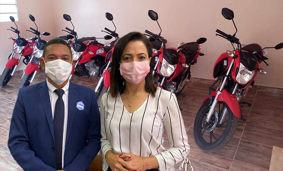 Com emenda da senadora Mailza, Assis Brasil adquire 10 motos para assistência aos produtores rurais