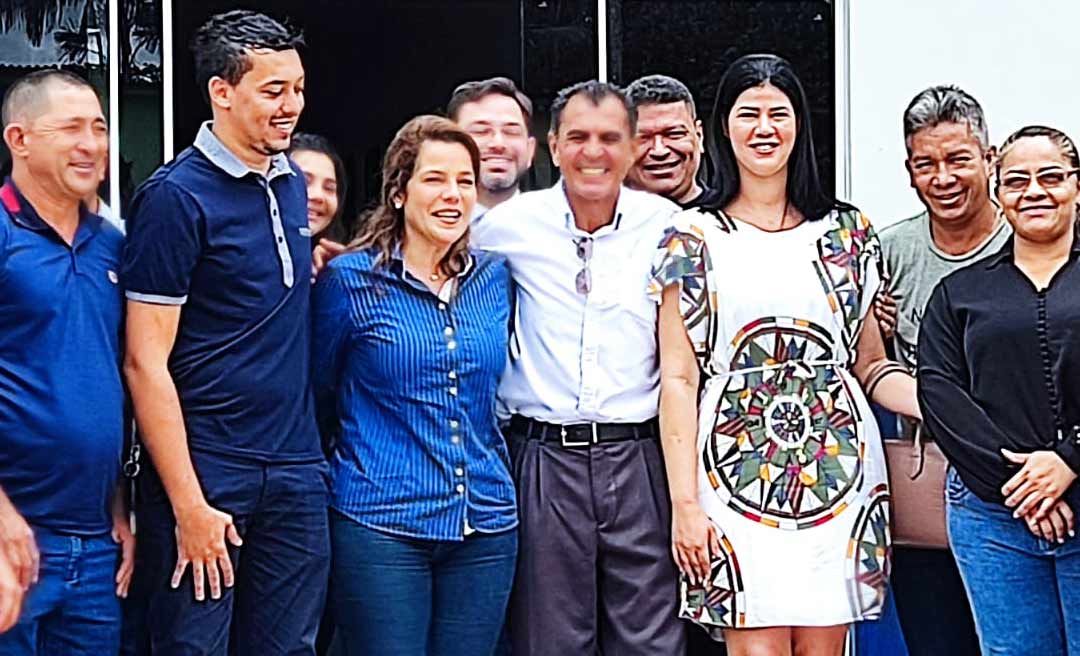 "O Gladson não manda em mim", diz prefeito Bené Damasceno, do PP, durante reunião com Mara Rocha