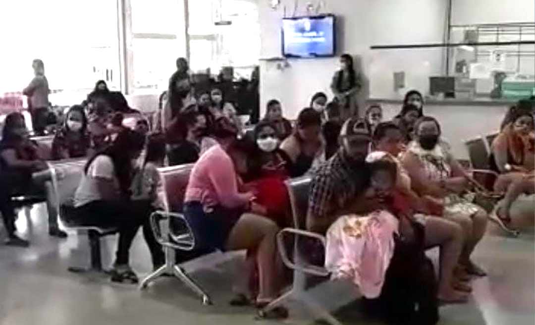 Mãe grava vídeo revoltada com falta médicos e UPA do 2º Distrito lotada