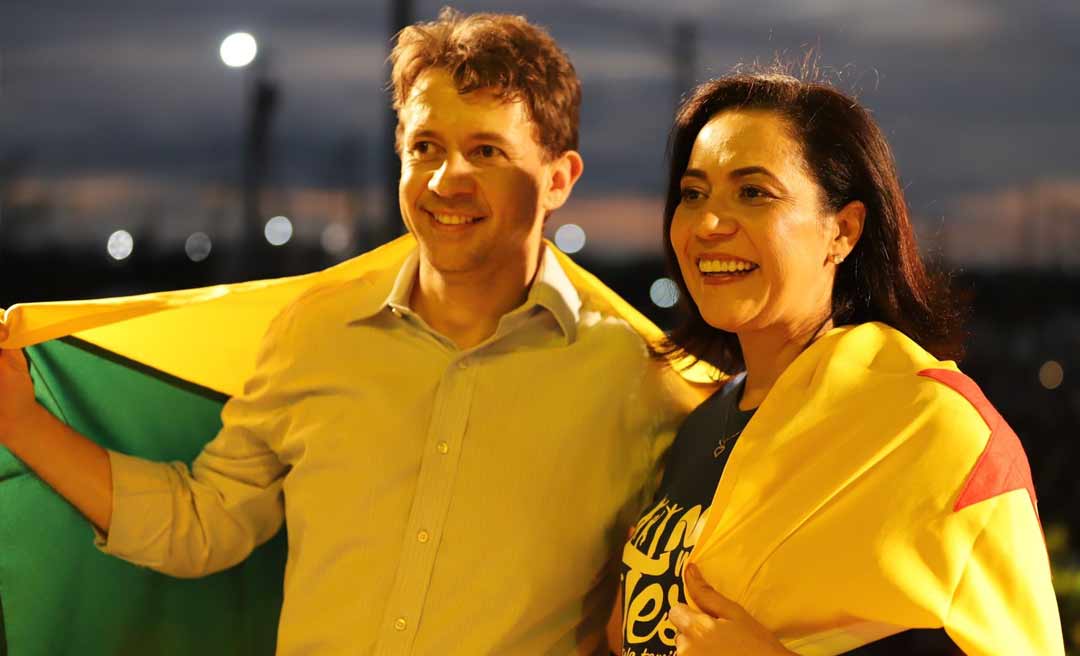 Deputados, senadores e o prefeito Bocalom participam da Marcha Para Jesus
