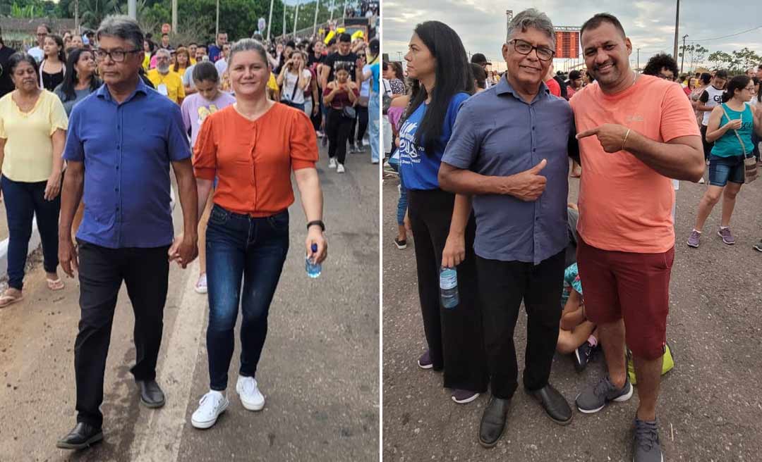 Deputado Antonio Pedro participa da Marcha Para Jesus, Em Rio Branco