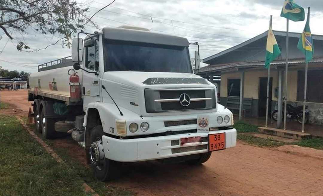 Caminhão com combustível roubado no Bujari é recuperado pela PM