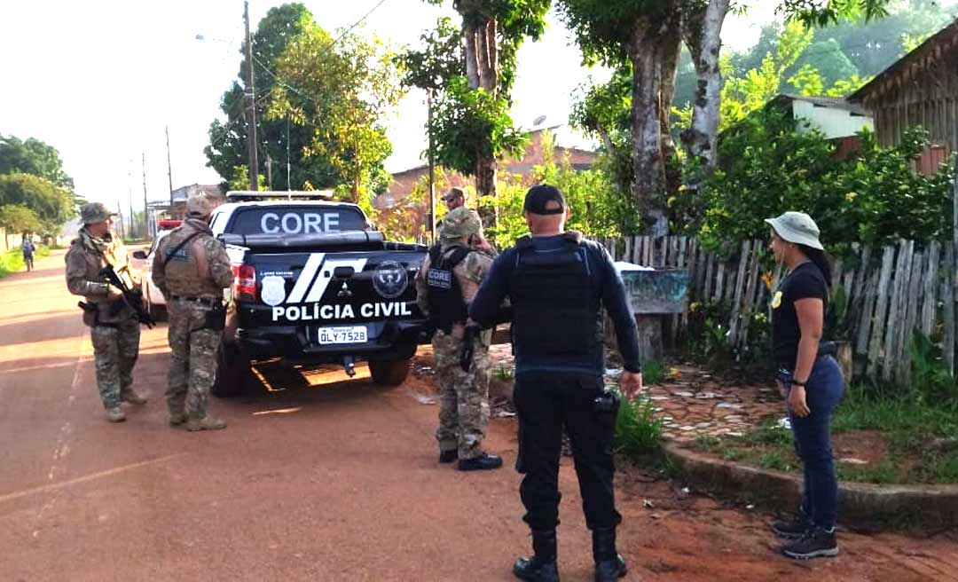 Polícia Civil deflagra 5ª fase da "Operação Carreteira Cerrada" e cumpre 20 mandados judiciais em Plácido de Castro