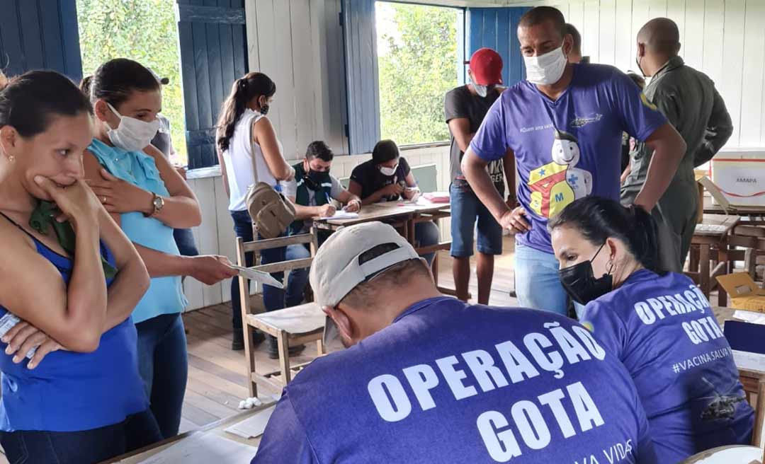 Operação Gota leva vacina a populações isoladas, ribeirinhos e povos indígenas do Acre