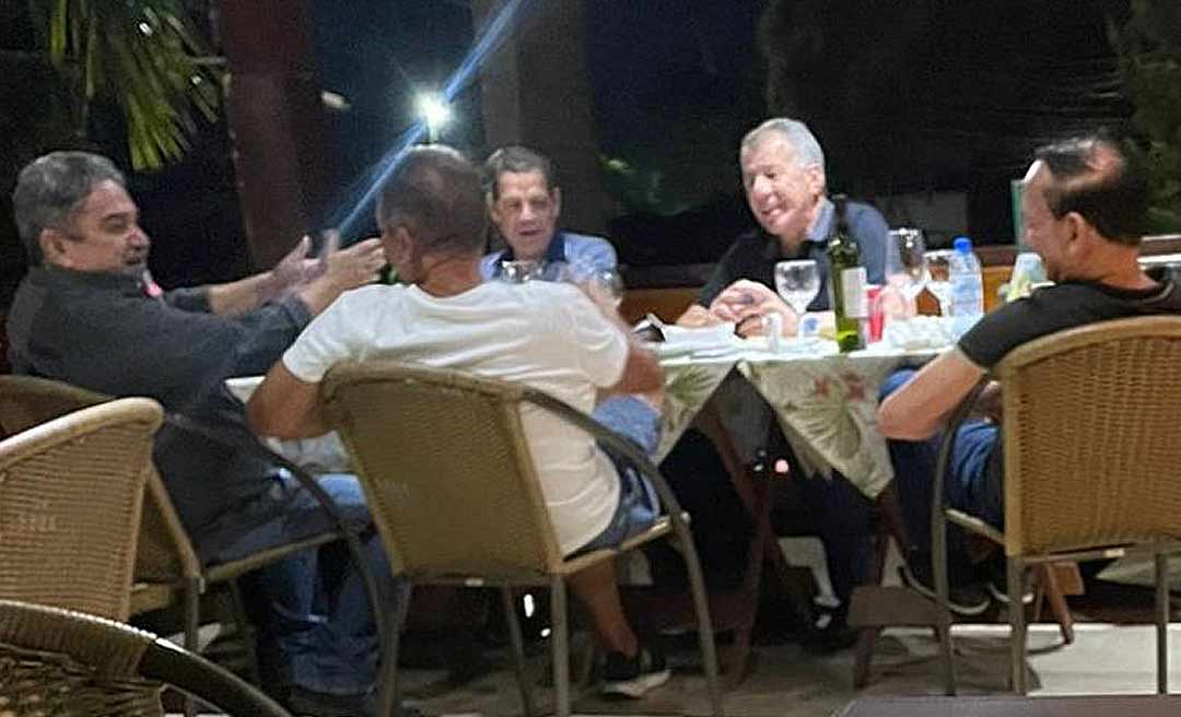 Depois de indicar Marcia para vice de Gladson, Marcio janta com Rocha, Vagner e Aldemir em restaurante da capital