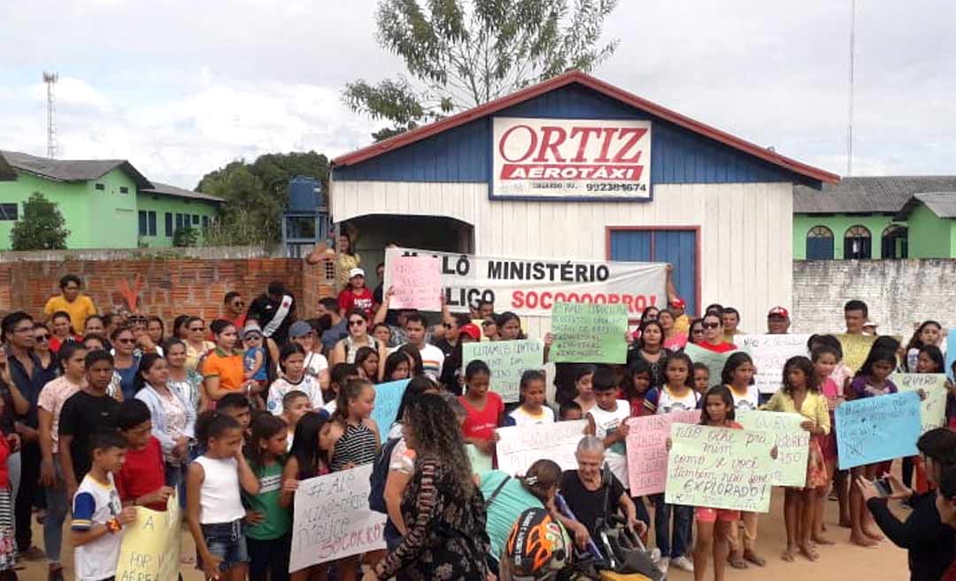 Com passagens aéreas custando R$ 750, povo de Jordão vai às ruas protestar