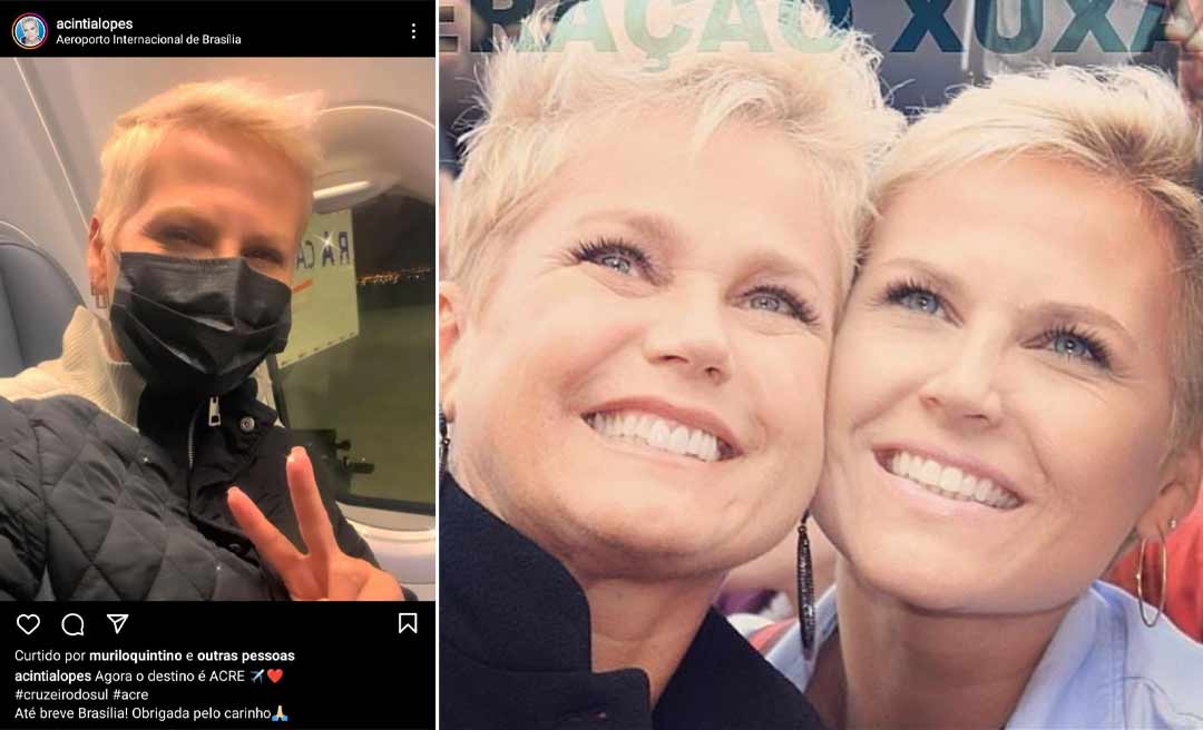 Sósia de Xuxa caminha por Cruzeiro do Sul e tira fotos com fãs