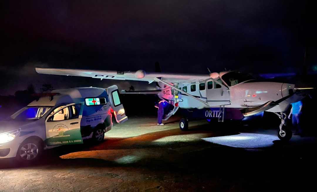 Aeródromo de Porto Walter garante serviço de transporte aeromédico de pacientes