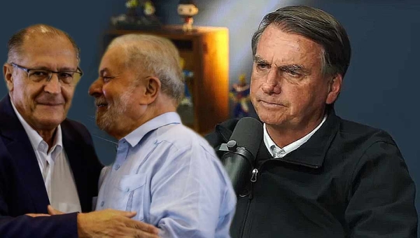 Bolsonaro sobre Lula e Alckmin: "Marcola e Beira-mar se unindo para combater o narcotráfico no Brasil, é por aí"