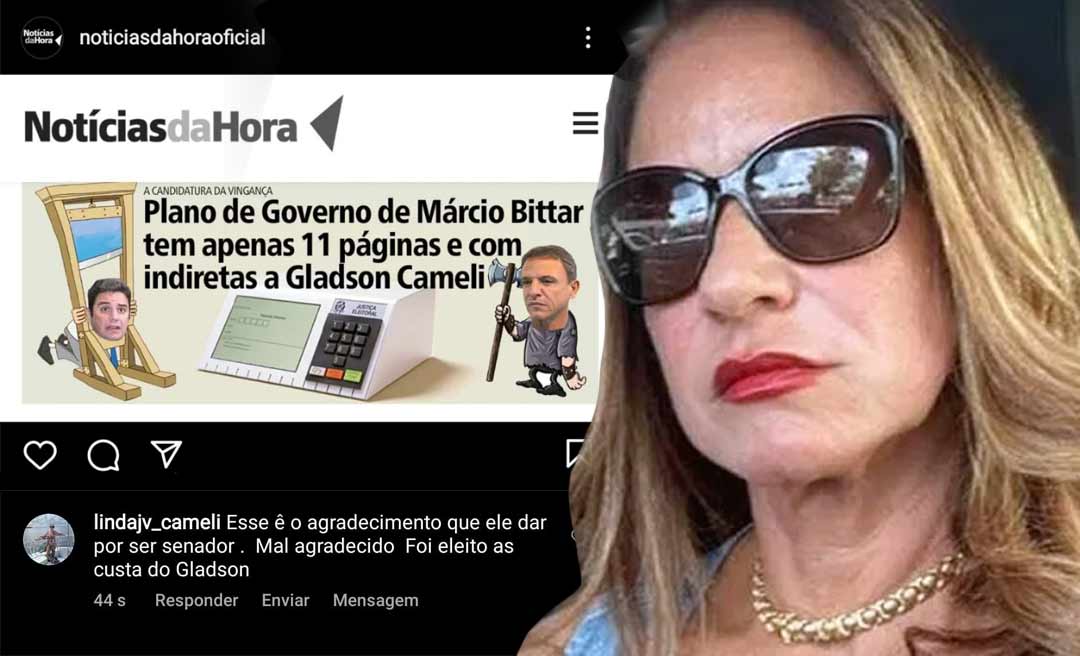 Mãe de Gladson afirma que Bittar é “mal-agradecido” e diz que senador “foi eleito às custas” do governador