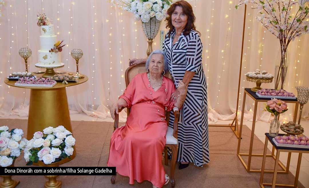 Dinoráh Gadelha, a sena-madureirense que completou 100 anos e ainda vai ao supermercado e adora viajar
