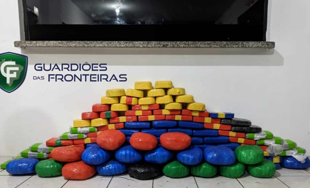 Em Cruzeiro do Sul, ação integrada apreende mais de 120 kg de droga